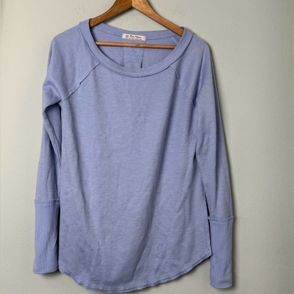 Free People We the Free Snowy Thermal in The Rain Light Blue Size Small - Picture 5 of 9